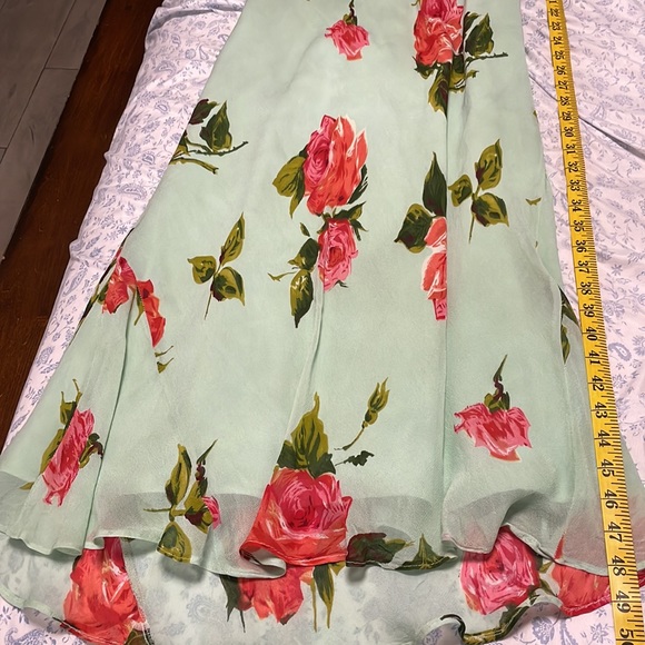 Seafoam green lined dress - Picture 5 of 5